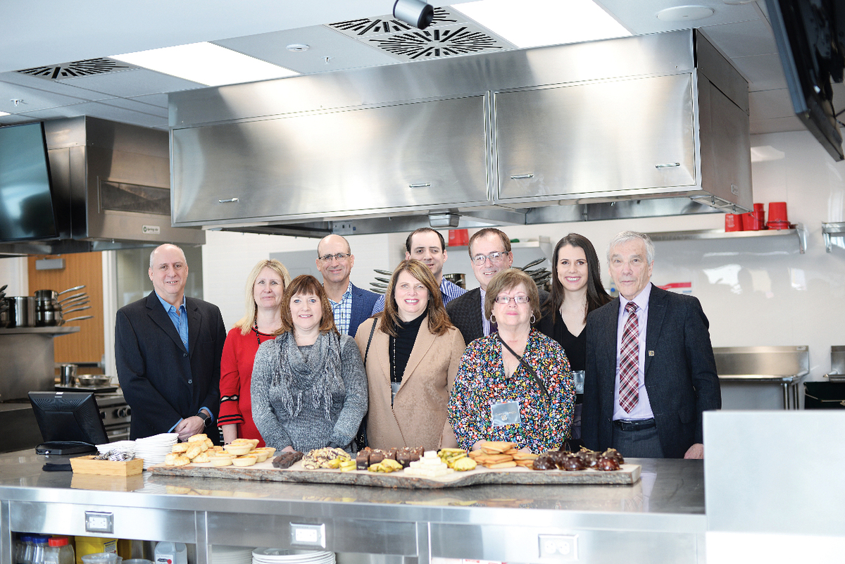 Flanagan Foodservice Family at Conestoga College Culinary Lab